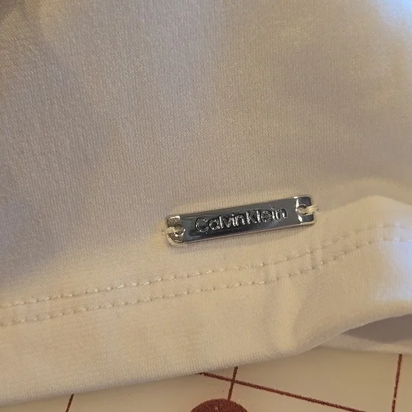 Calvin Klein White Lace Accent Tank Top - Picture 8 of 8